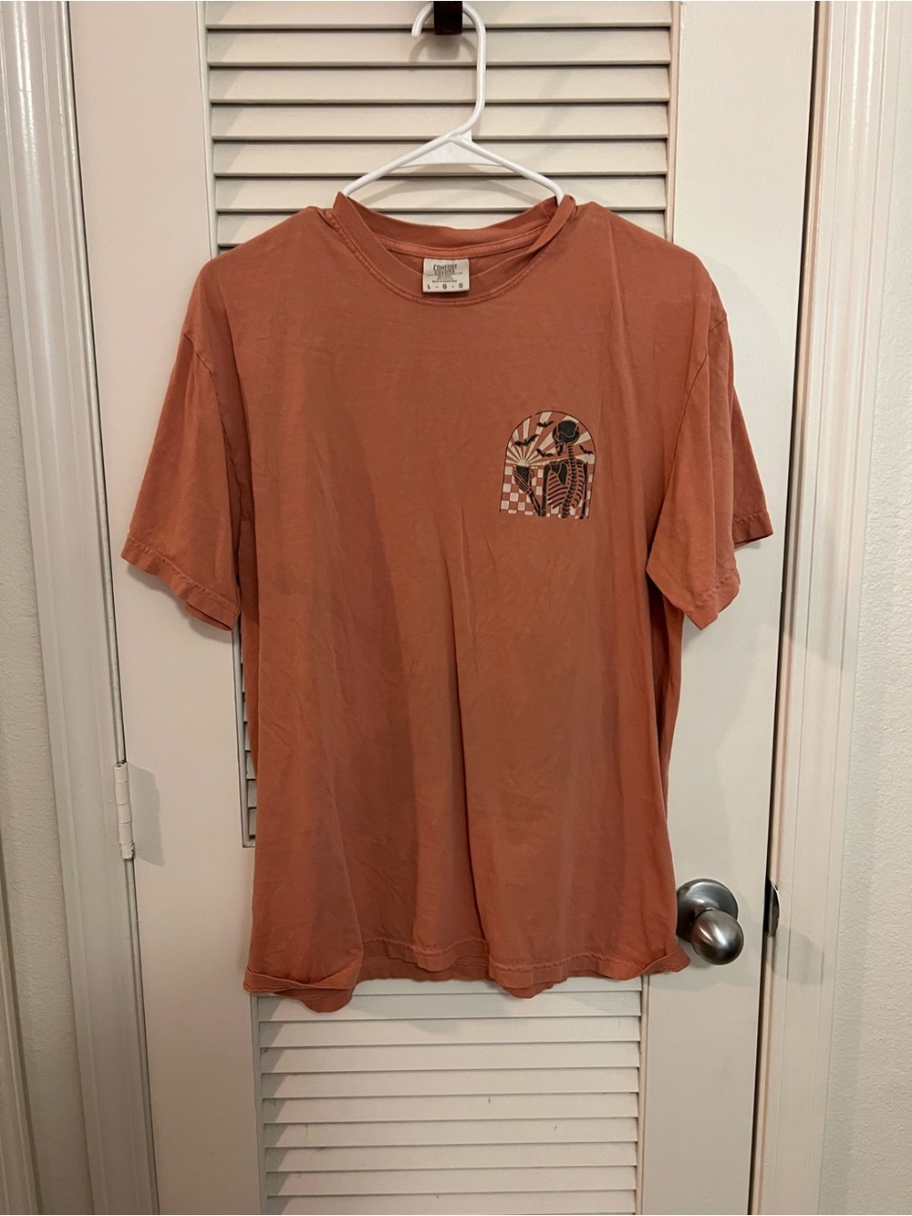 Rust Orange Graphic Pocket Tee - Men